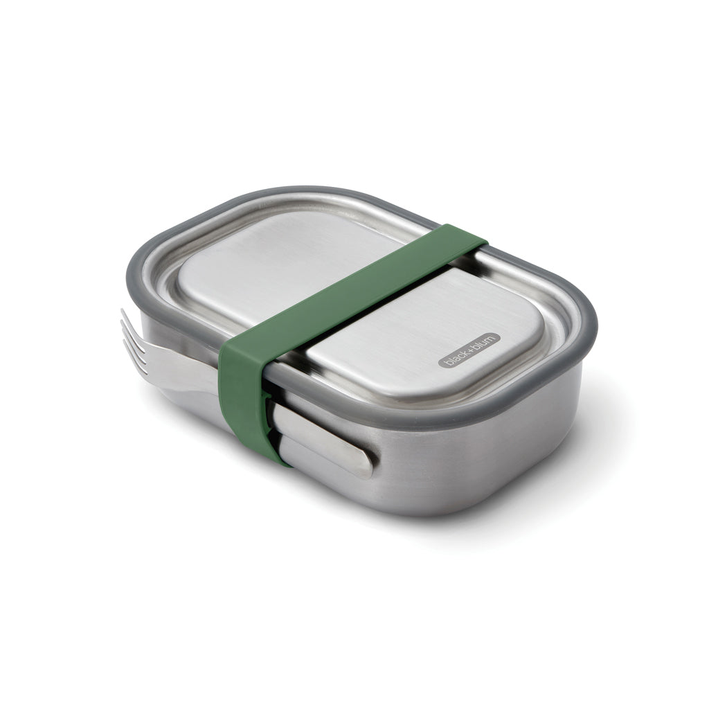 Black+Blum Stainless Steel Lunch Box groß als Werbeartikel mit Logo