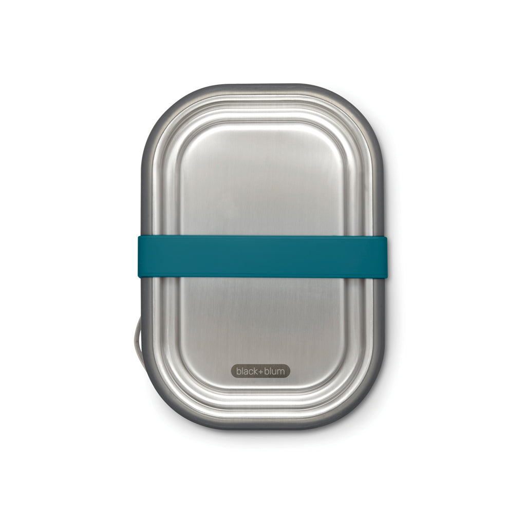 Black+Blum Stainless Steel Lunch Box groß als Werbeartikel mit Logo