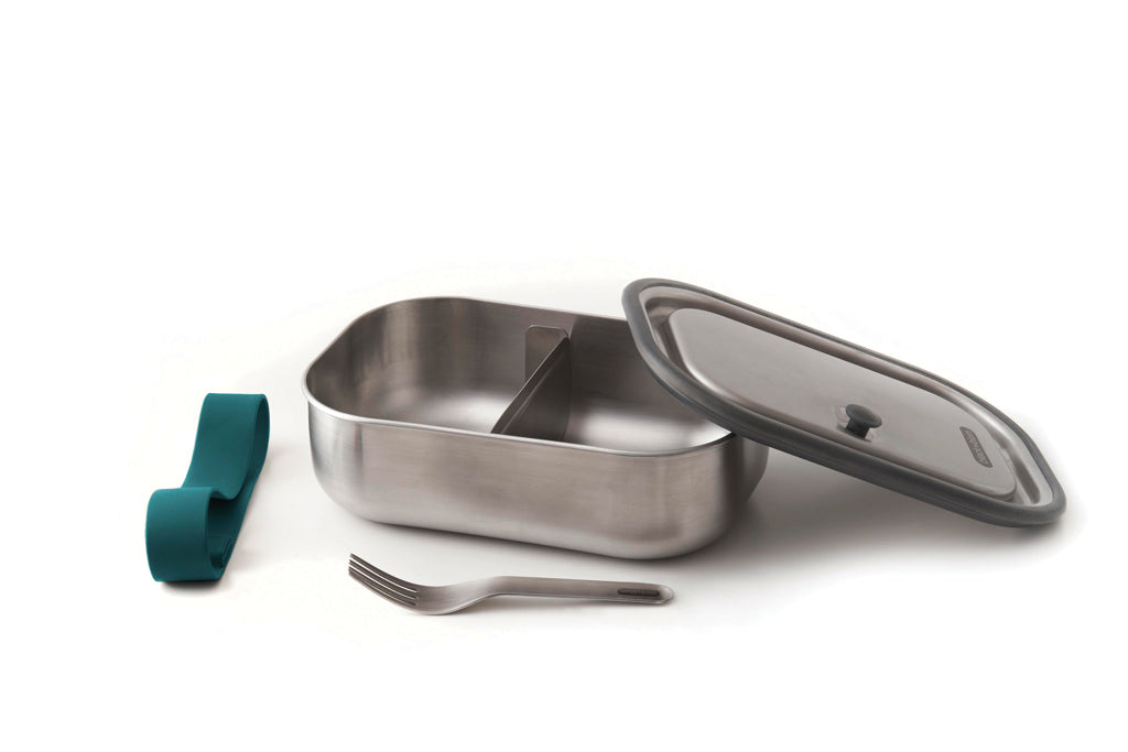 Black+Blum Stainless Steel Lunch Box groß als Werbeartikel mit Logo