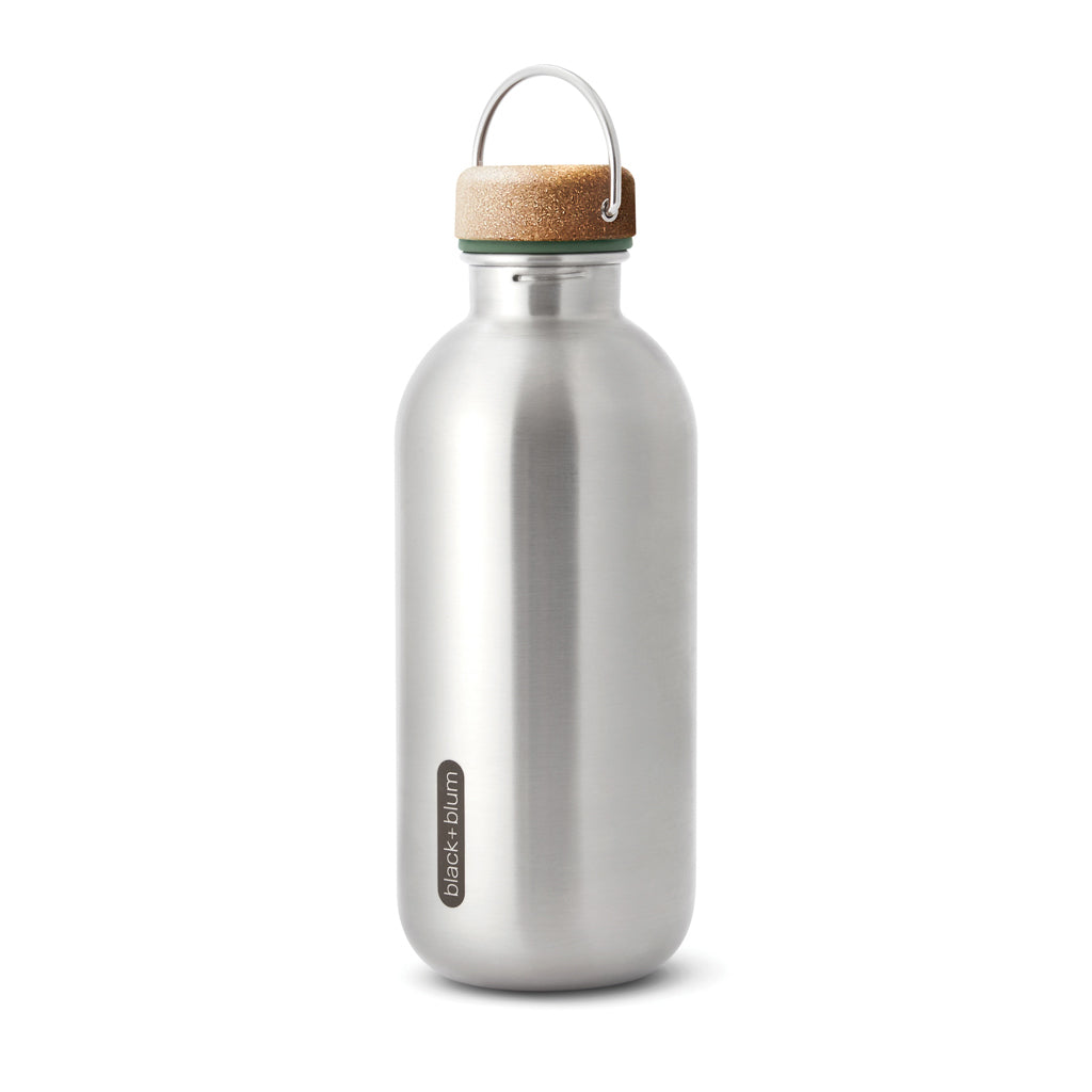 Black+Blum Stahl-Wasserflasche 600ml – Ansicht 1