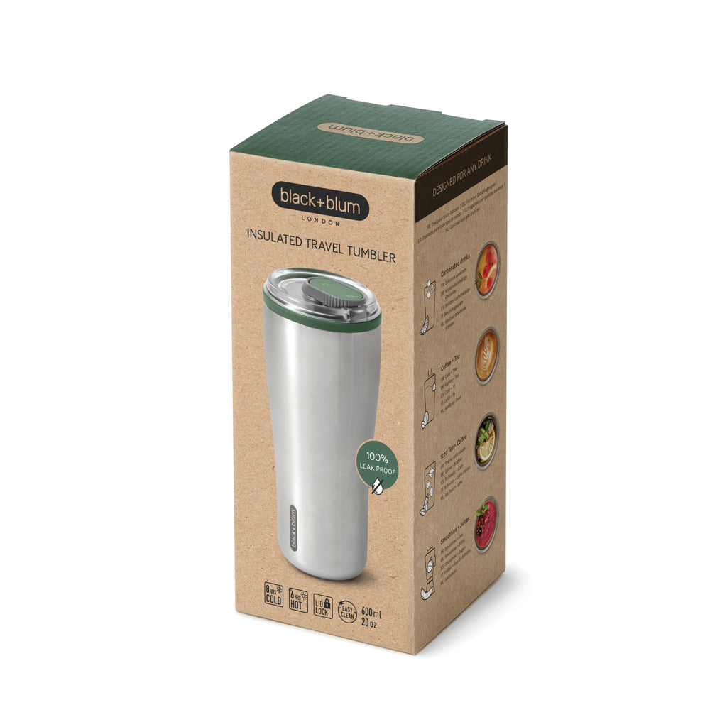 Black+Blum isolierter Reisebecher 600ml – Ansicht 4