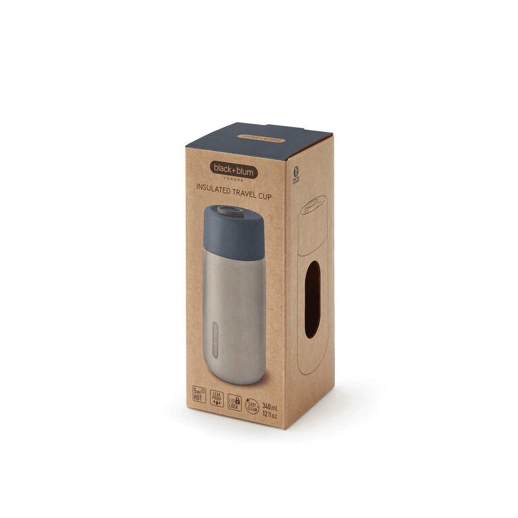 Black+Blum isolierter, auslaufsicherer Becher aus Edelstahl – Ansicht 5
