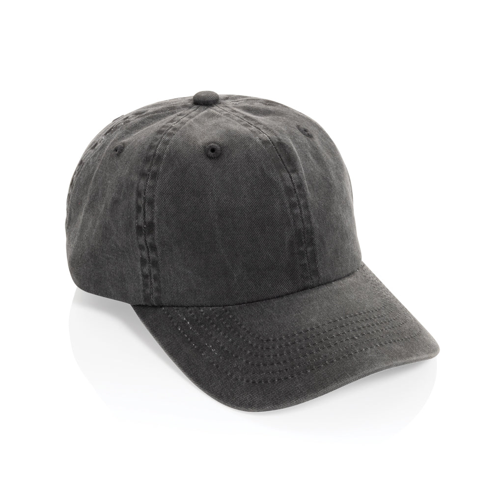 BEAU AWARE™ Washed 6-Panel Kappe aus 270gr/m² Baumwolltwill – Ansicht 5