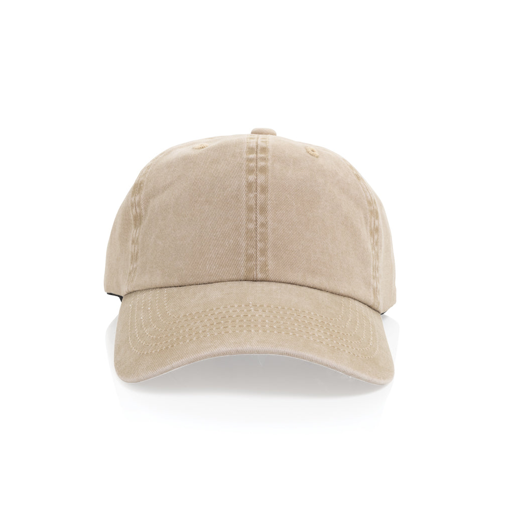 BEAU AWARE™ Washed 6-Panel Kappe aus 270gr/m² Baumwolltwill – Ansicht 7