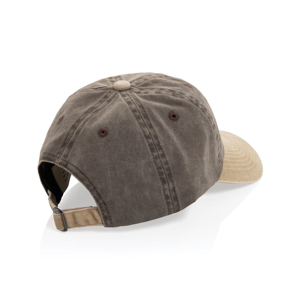 BEAU AWARE™ Two-Tone 6-Panel-Cap aus washed Cotton-Twill – Ansicht 5