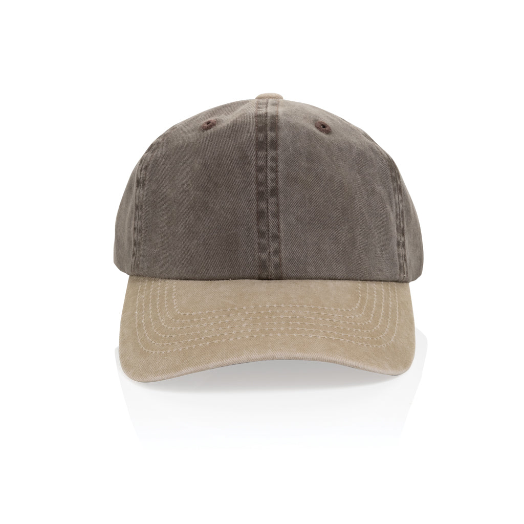 BEAU AWARE™ Two-Tone 6-Panel-Cap aus washed Cotton-Twill – Ansicht 6