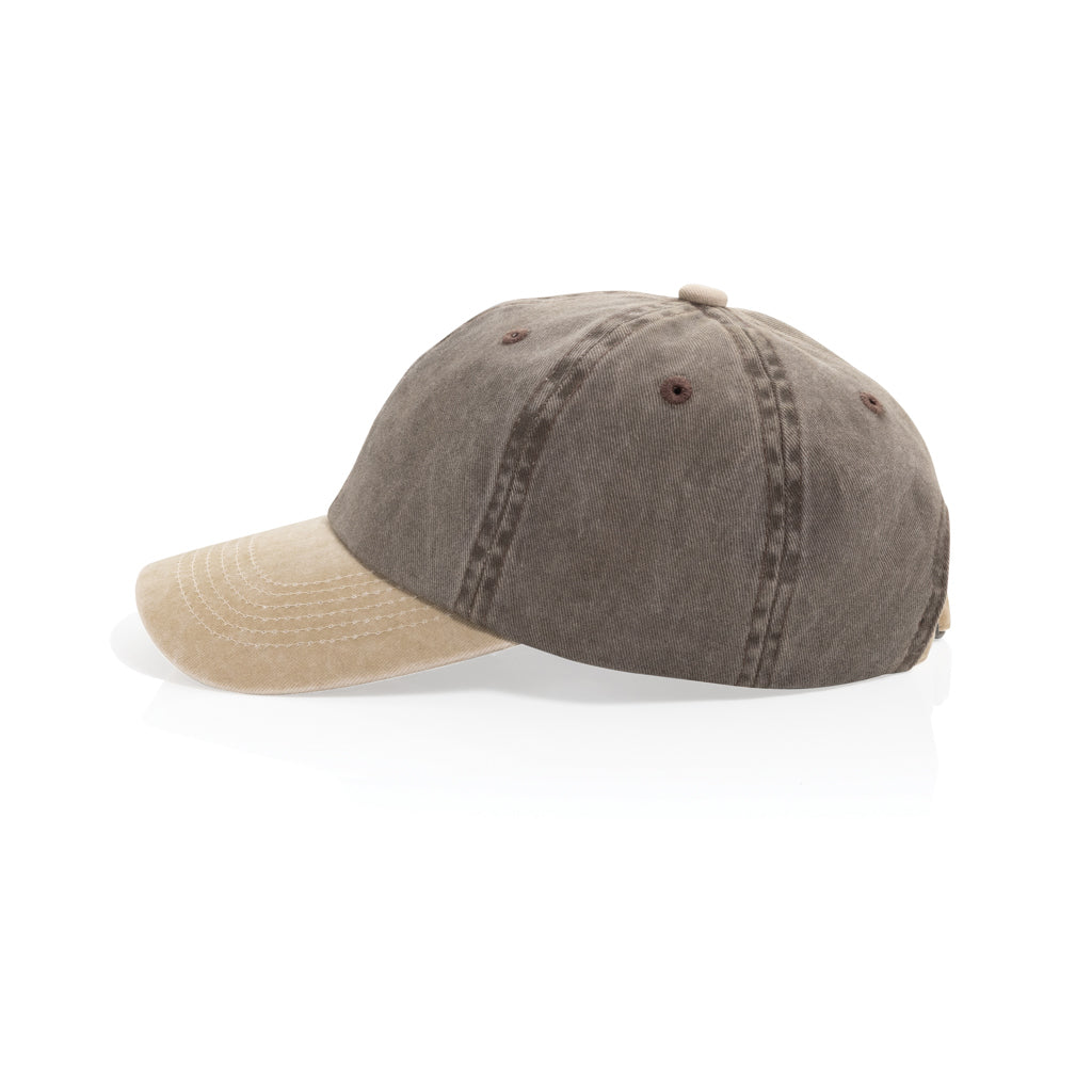 BEAU AWARE™ Two-Tone 6-Panel-Cap aus washed Cotton-Twill – Ansicht 7