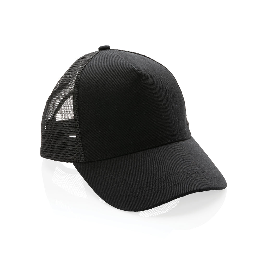 Impact AWARE™ 190gr Brushed rCotton 5 Panel Trucker-Cap – Ansicht 2