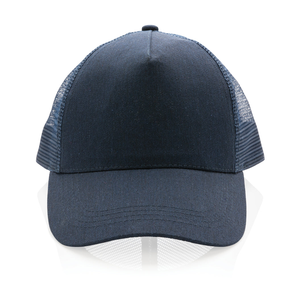 Impact AWARE™ 190gr Brushed rCotton 5 Panel Trucker-Cap – Ansicht 4