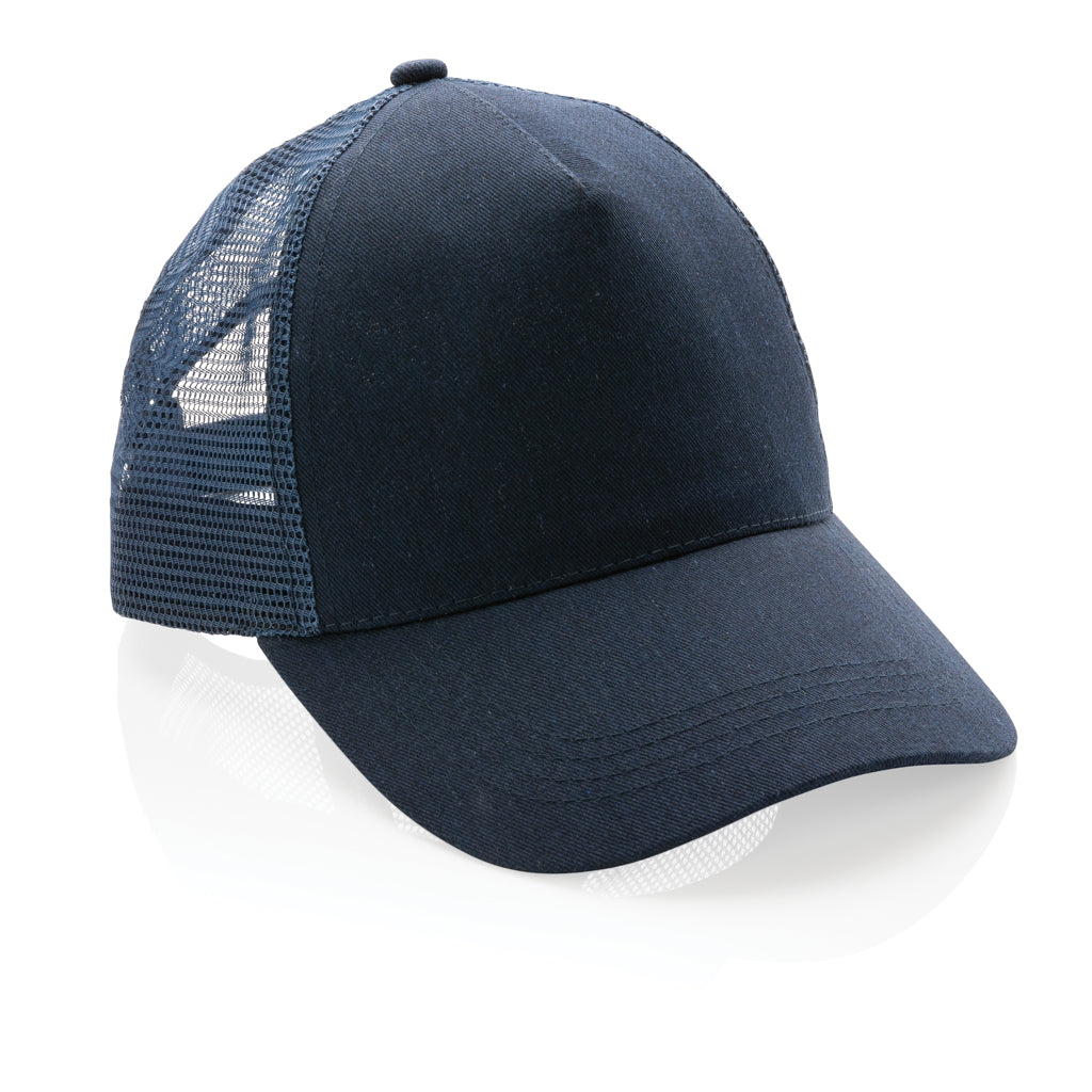 Impact AWARE™ 190gr Brushed rCotton 5 Panel Trucker-Cap – Ansicht 6