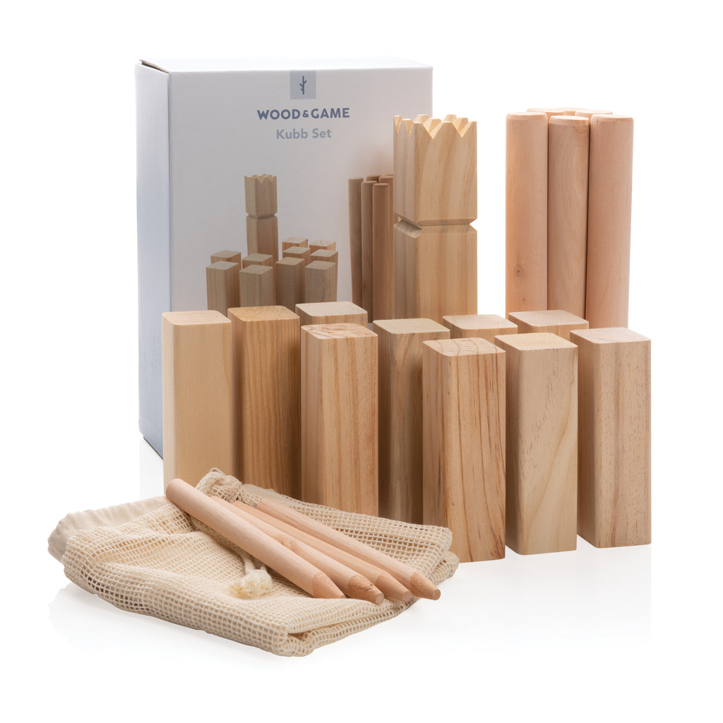 Kubb Outdoor Wurfspiel aus Holz – Ansicht 4