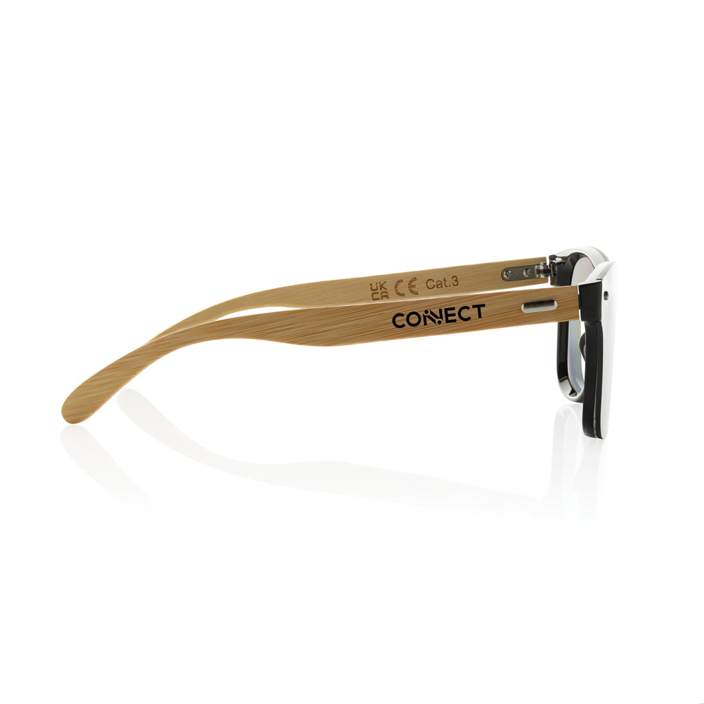 Prism Sonnenbrille aus RCS rec. Kunststoff mit Bambusbügeln – Ansicht 7