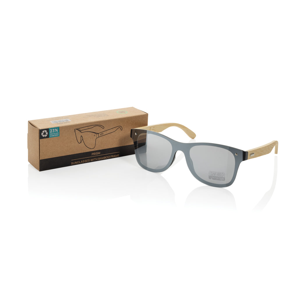 Prism Sonnenbrille aus RCS rec. Kunststoff mit Bambusbügeln – Ansicht 5