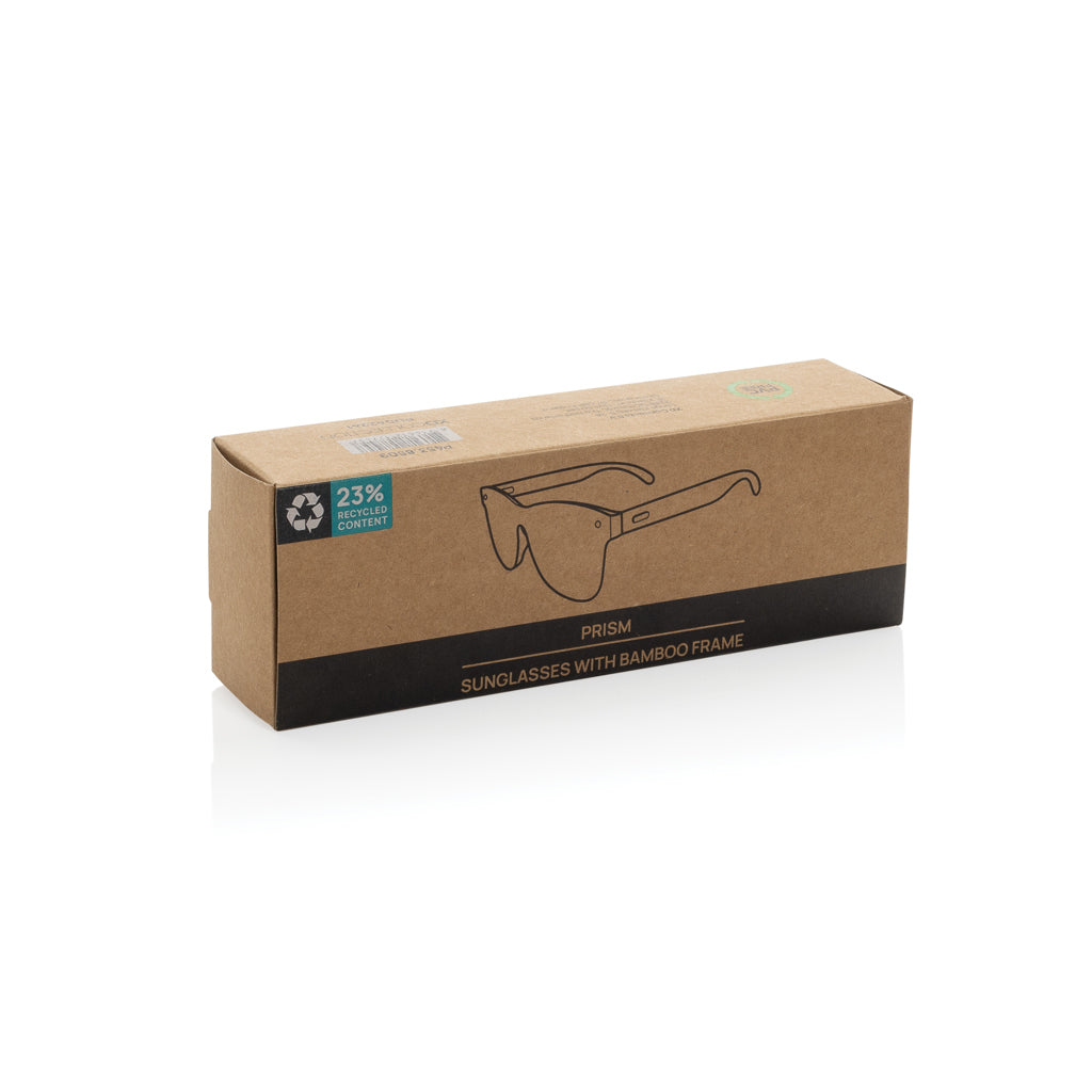 Prism Sonnenbrille aus RCS rec. Kunststoff mit Bambusbügeln – Ansicht 6