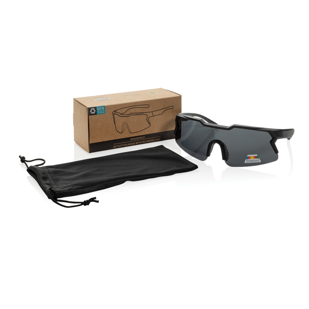 SproShield RCS Sportbrille mit polarisierten Gläsern – Ansicht 4
