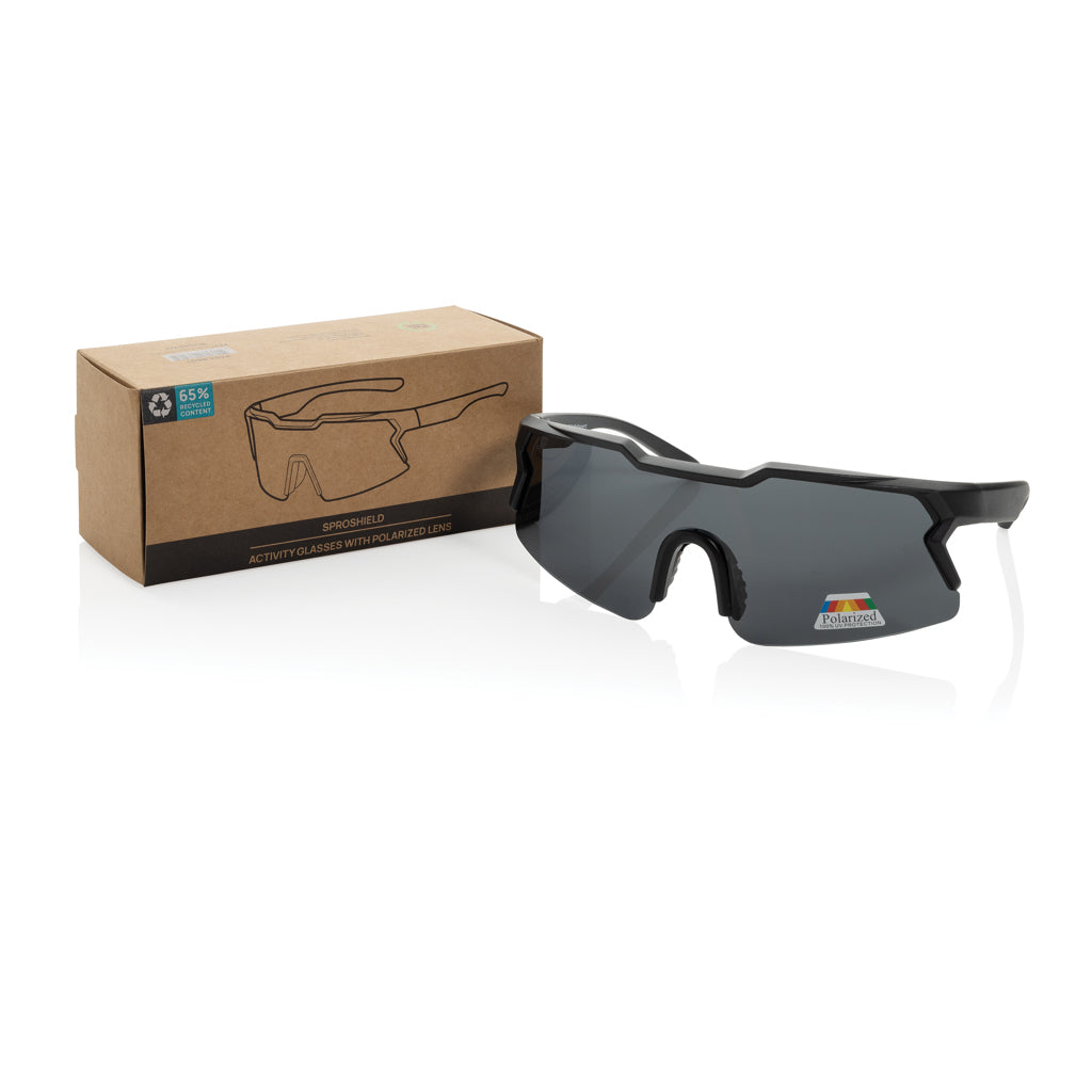 SproShield RCS Sportbrille mit polarisierten Gläsern – Ansicht 5