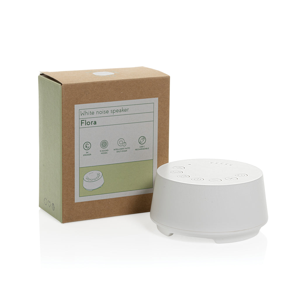 Flora RCS White-Noise-Lautsprecher aus recyceltem Kunststoff – Ansicht 2