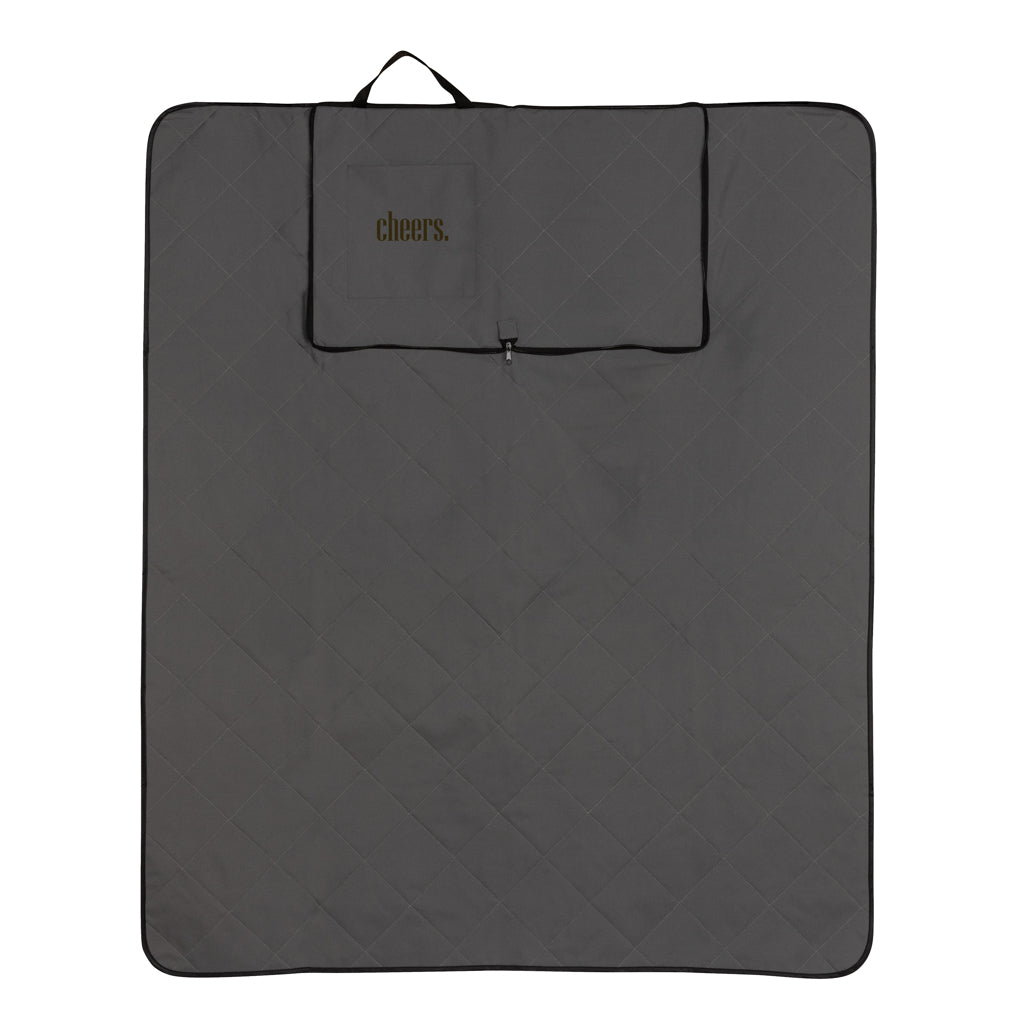 Impact Aware™ RPET faltbare, gesteppte Picknickdecke – Ansicht 6