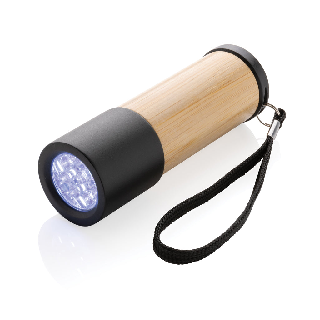 Bambus- und RCS-Recyclingplastiktaschenlampe – Ansicht 1