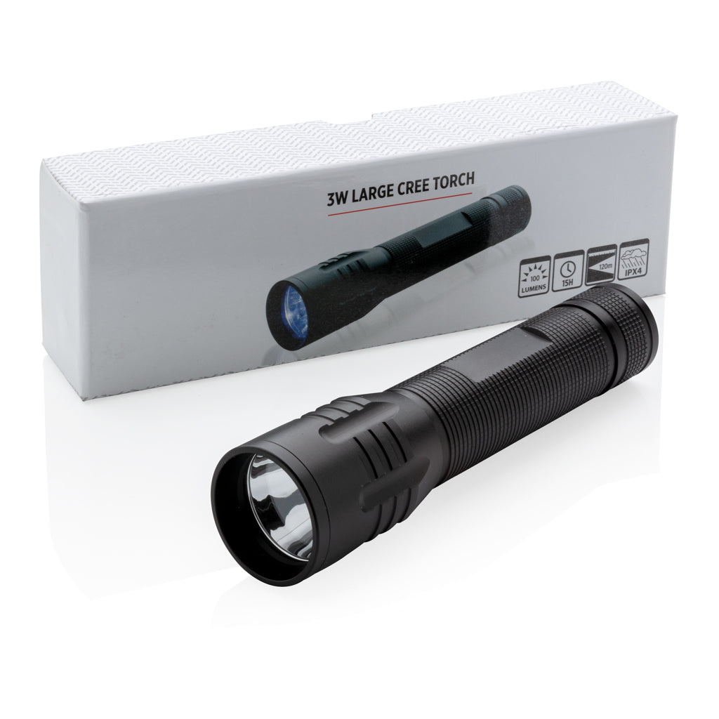 Große 3W Cree Taschenlampe – Ansicht 5