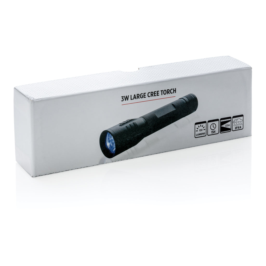 Große 3W Cree Taschenlampe – Ansicht 6