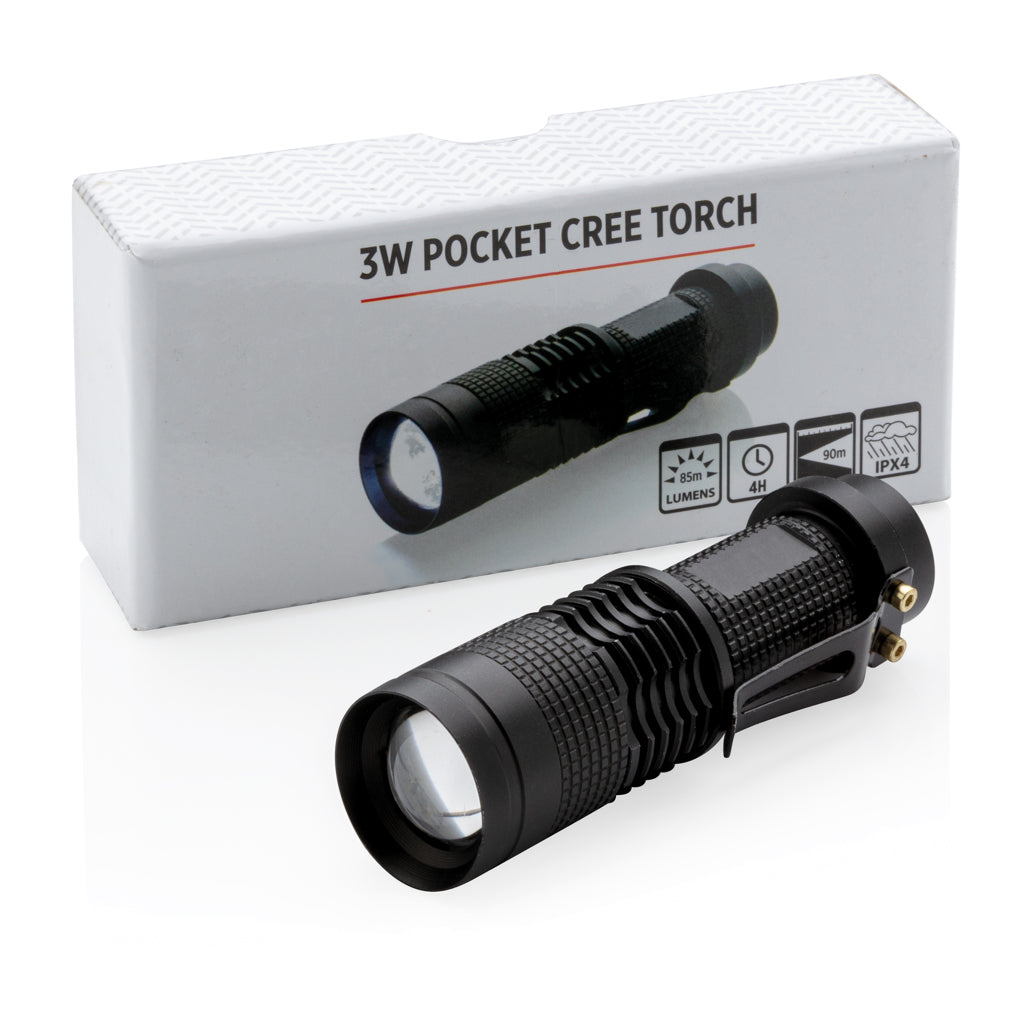 Kompakte 3W Cree Taschenlampe – Ansicht 4