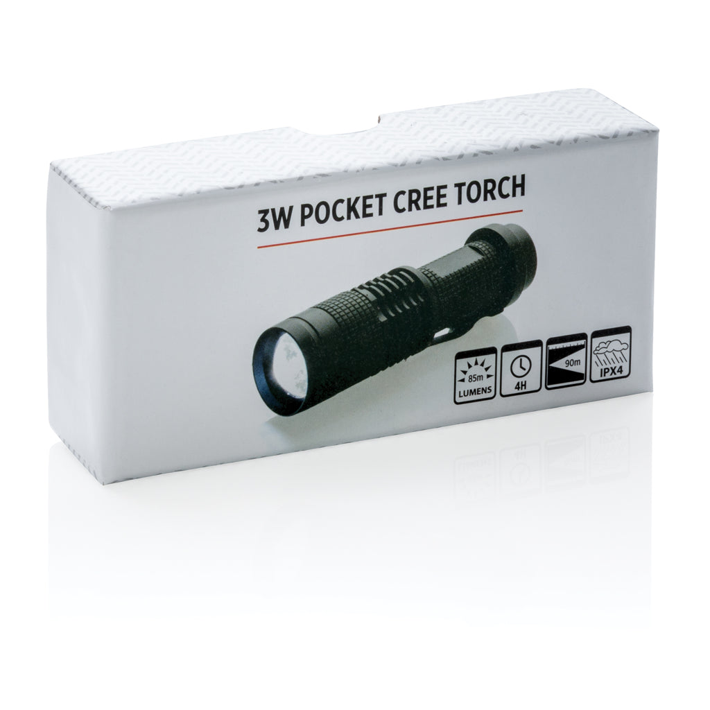 Kompakte 3W Cree Taschenlampe – Ansicht 5