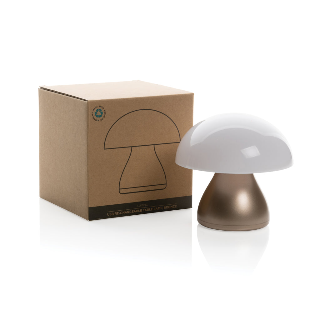 Luming wiederaufladbare USB-Tischlampe aus RCS Kunststoff – Ansicht 5