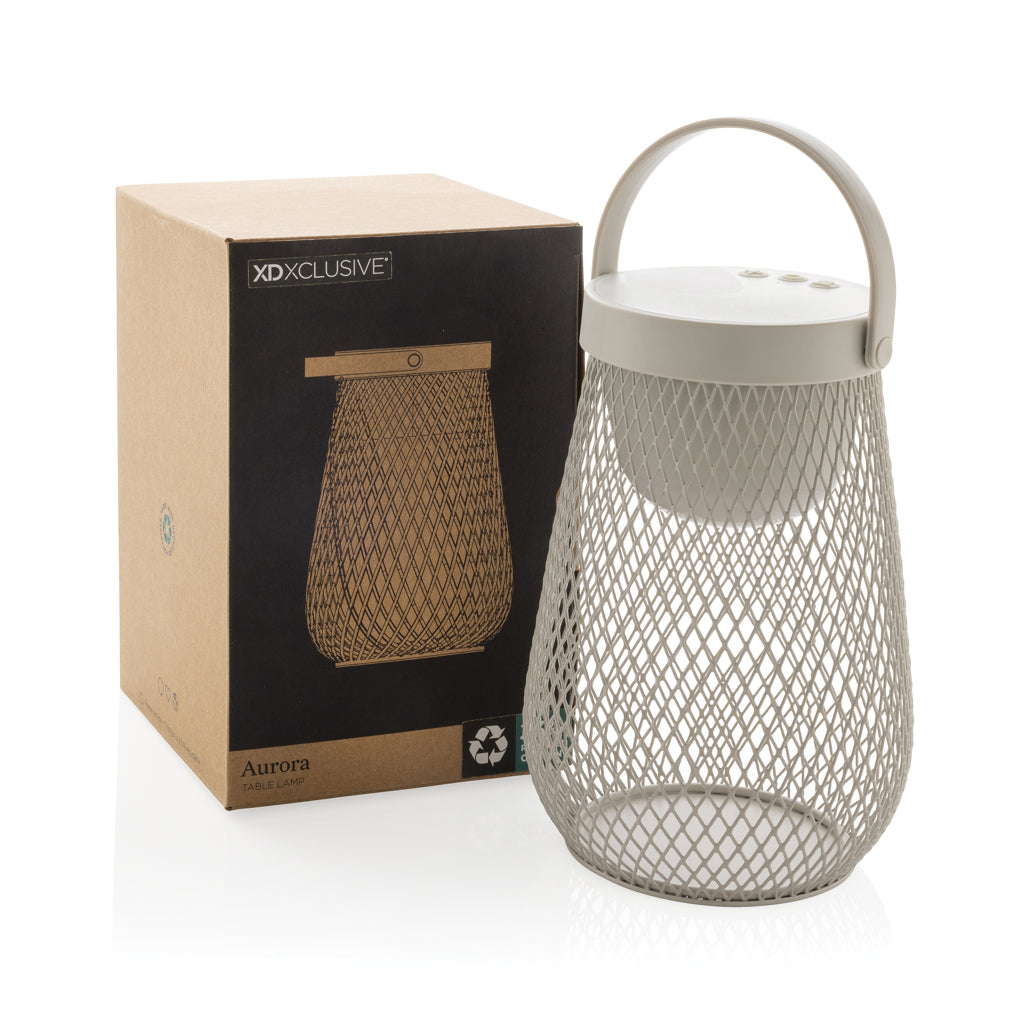Aurora USB-Tischlampe aus RCS recyceltem ABS – Ansicht 5