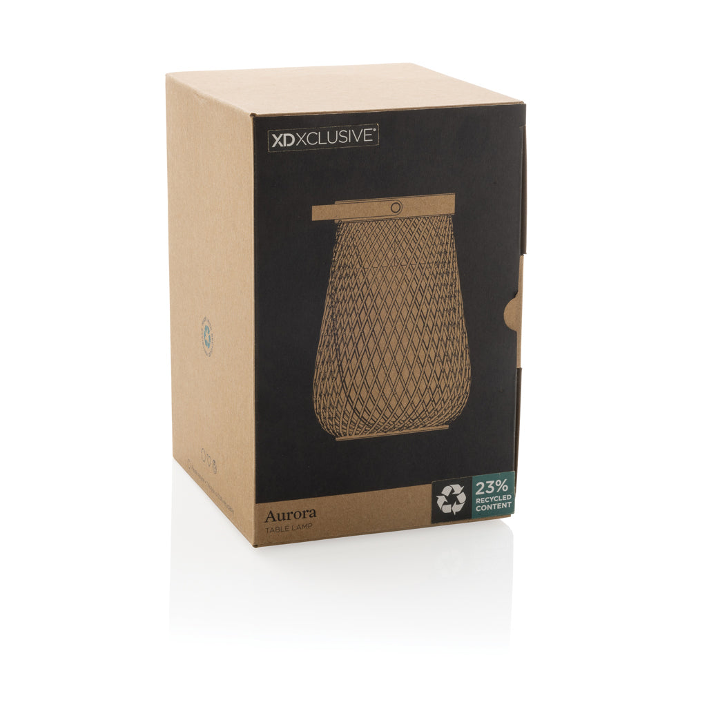 Aurora USB-Tischlampe aus RCS recyceltem ABS – Ansicht 6