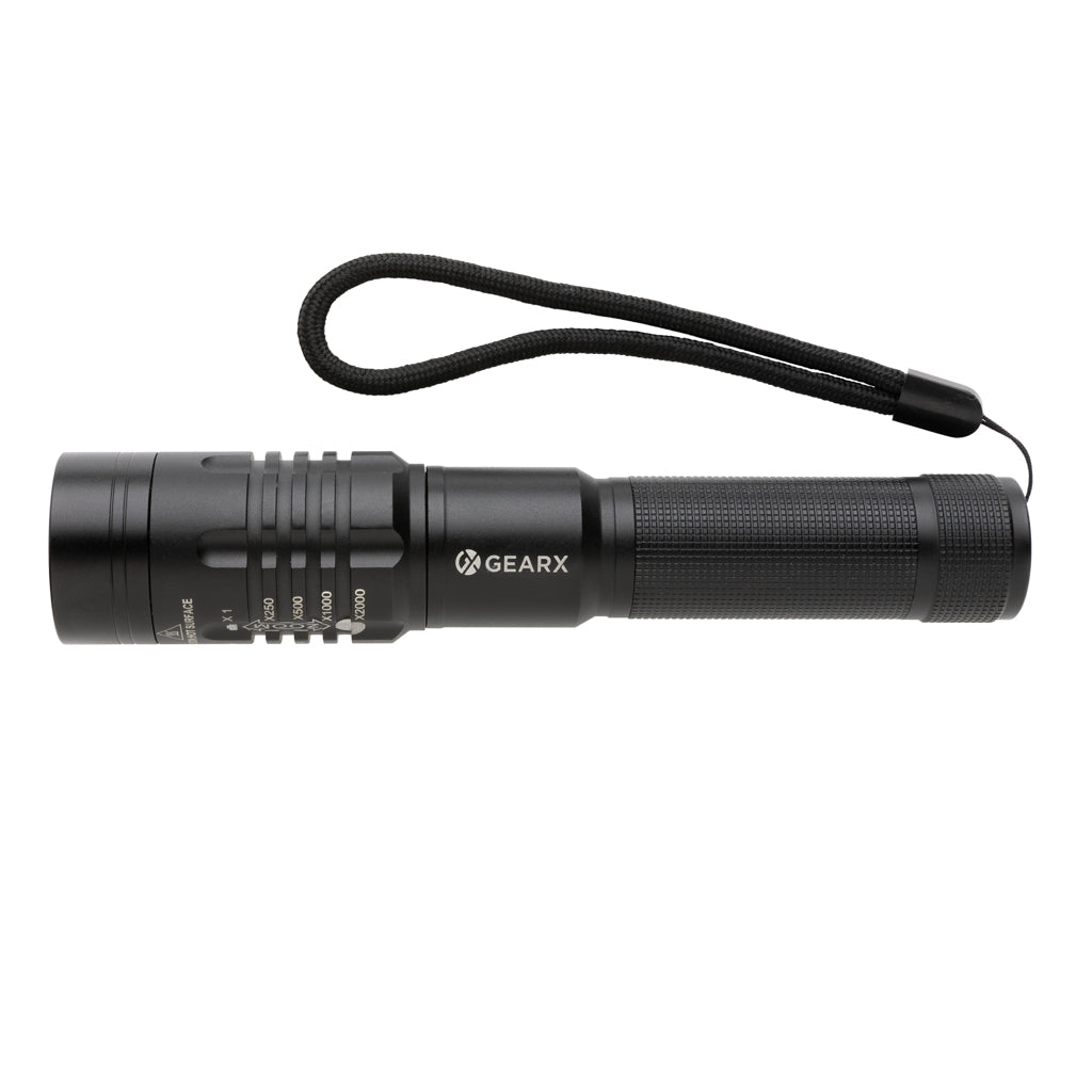 GearX wiederaufladbare USB Taschenlampe – Ansicht 2