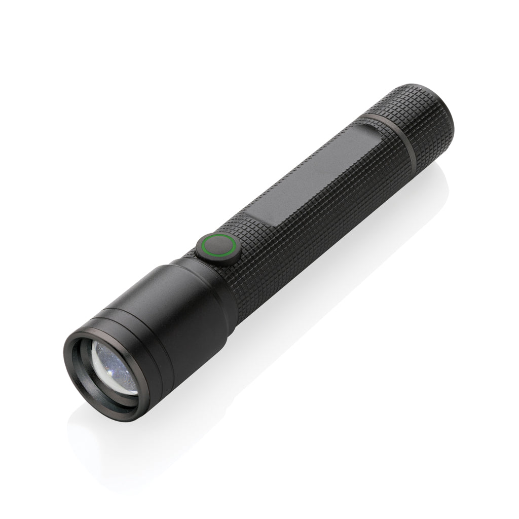 GearX Taschenlampe aus RCS recycelt. Aluminium mit USB-Akku – Ansicht 3