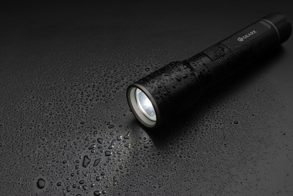 GearX Heavy-Duty USB-Taschenlampe aus RCS recyceltem Aluminium – Ansicht 6