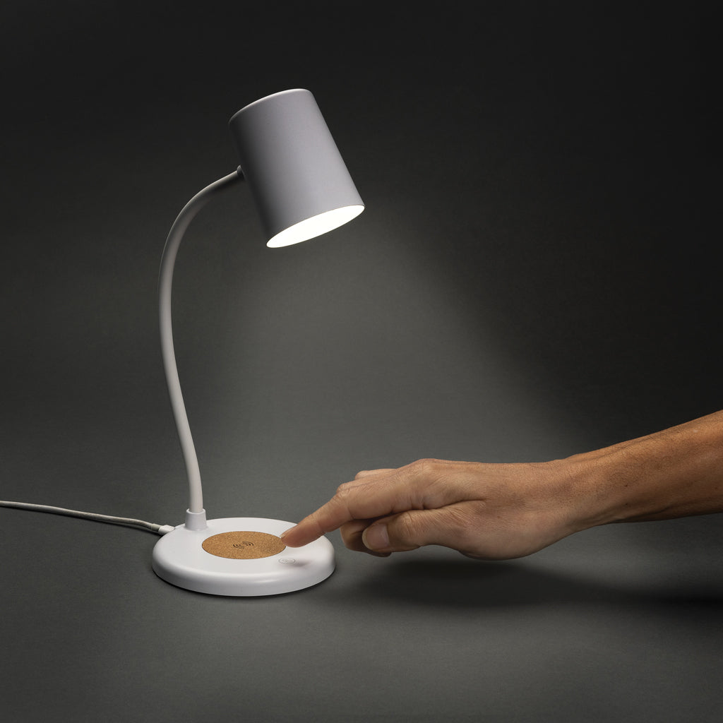 Zenara 15W Schreibtischlampe aus RCS rec. Plastik & Kork – Ansicht 5