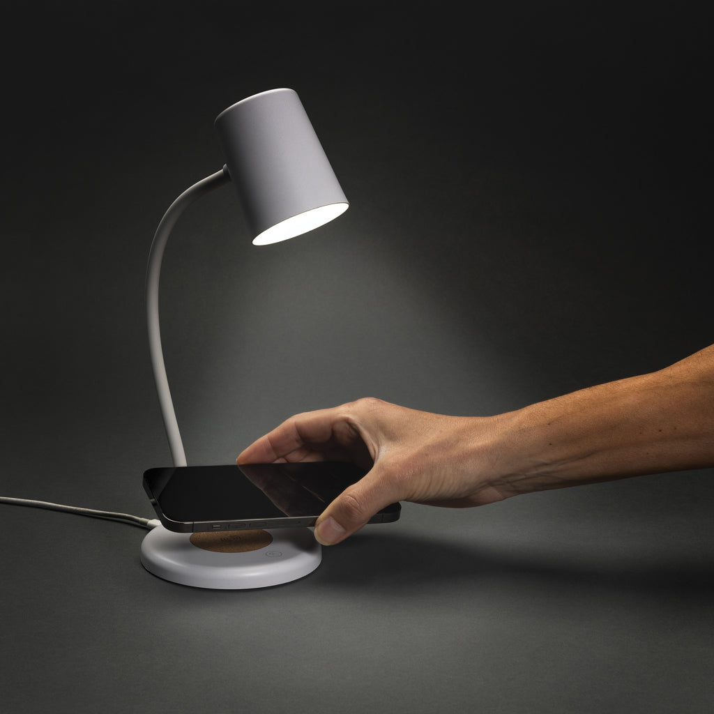 Zenara 15W Schreibtischlampe aus RCS rec. Plastik & Kork – Ansicht 6