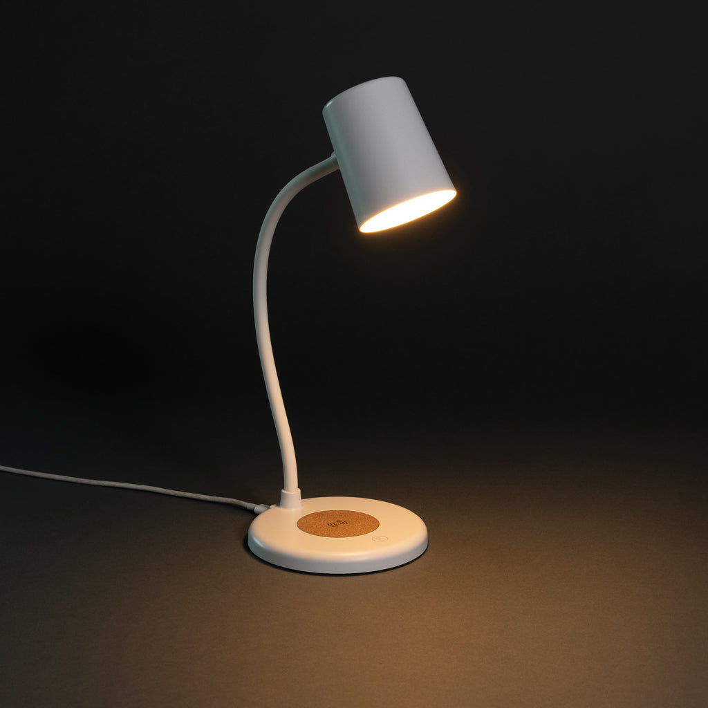 Zenara 15W Schreibtischlampe aus RCS rec. Plastik & Kork – Ansicht 8