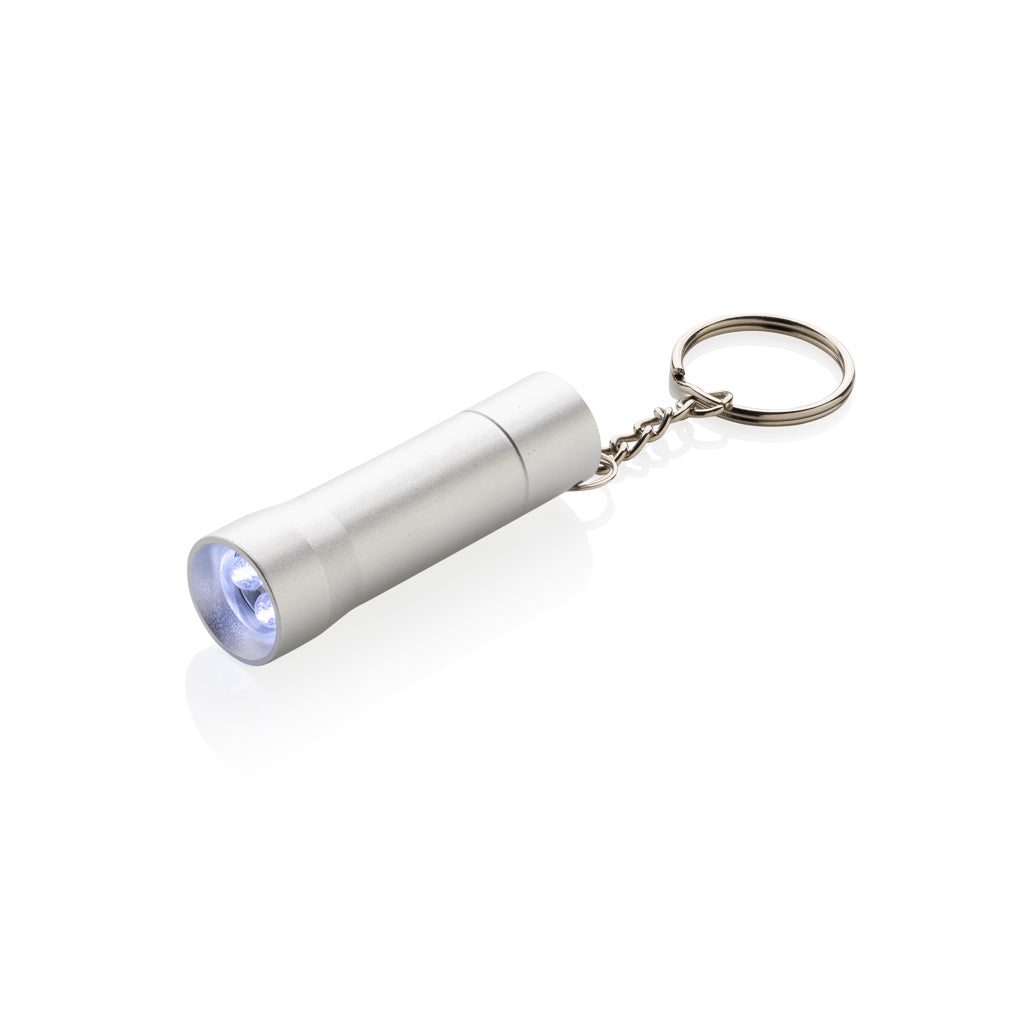 Flash Schlüsselanhänger-Taschenlampe aus RCS rec. Aluminium – Ansicht 5