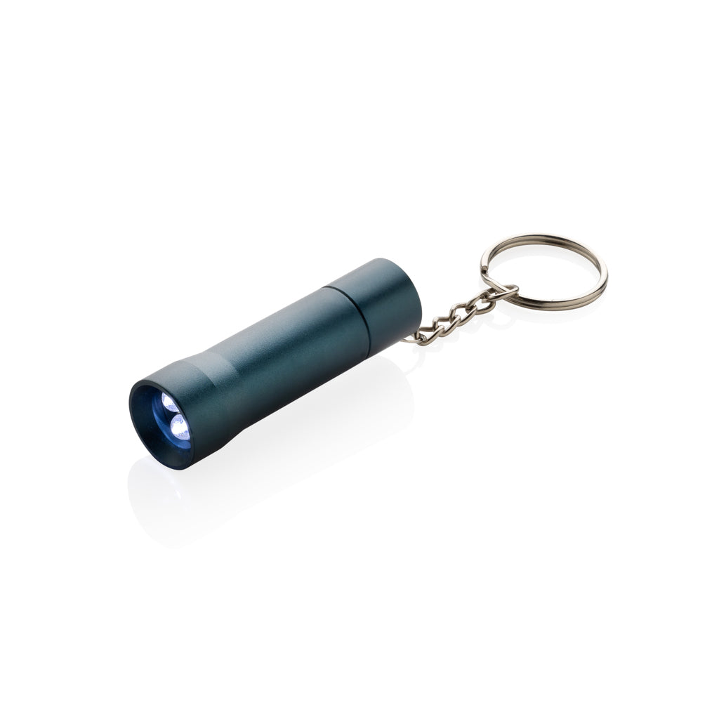 Flash Schlüsselanhänger-Taschenlampe aus RCS rec. Aluminium – Ansicht 1
