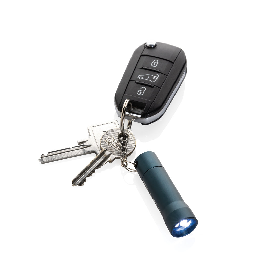 Flash Schlüsselanhänger-Taschenlampe aus RCS rec. Aluminium – Ansicht 6
