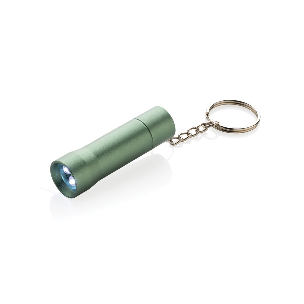 Flash Schlüsselanhänger-Taschenlampe aus RCS rec. Aluminium – Ansicht 2