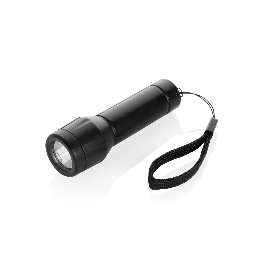 Flara USB-aufladbare Taschenlampe aus RCS recyceltem ABS – Ansicht 1