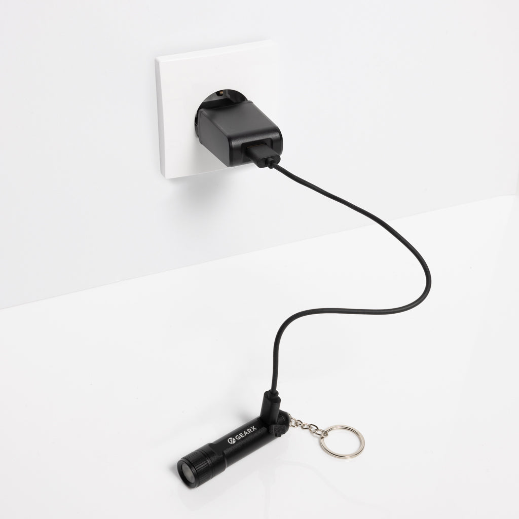 GearX wiederaufladbare ultrahelle Key-Chain Taschenlampe – Ansicht 4