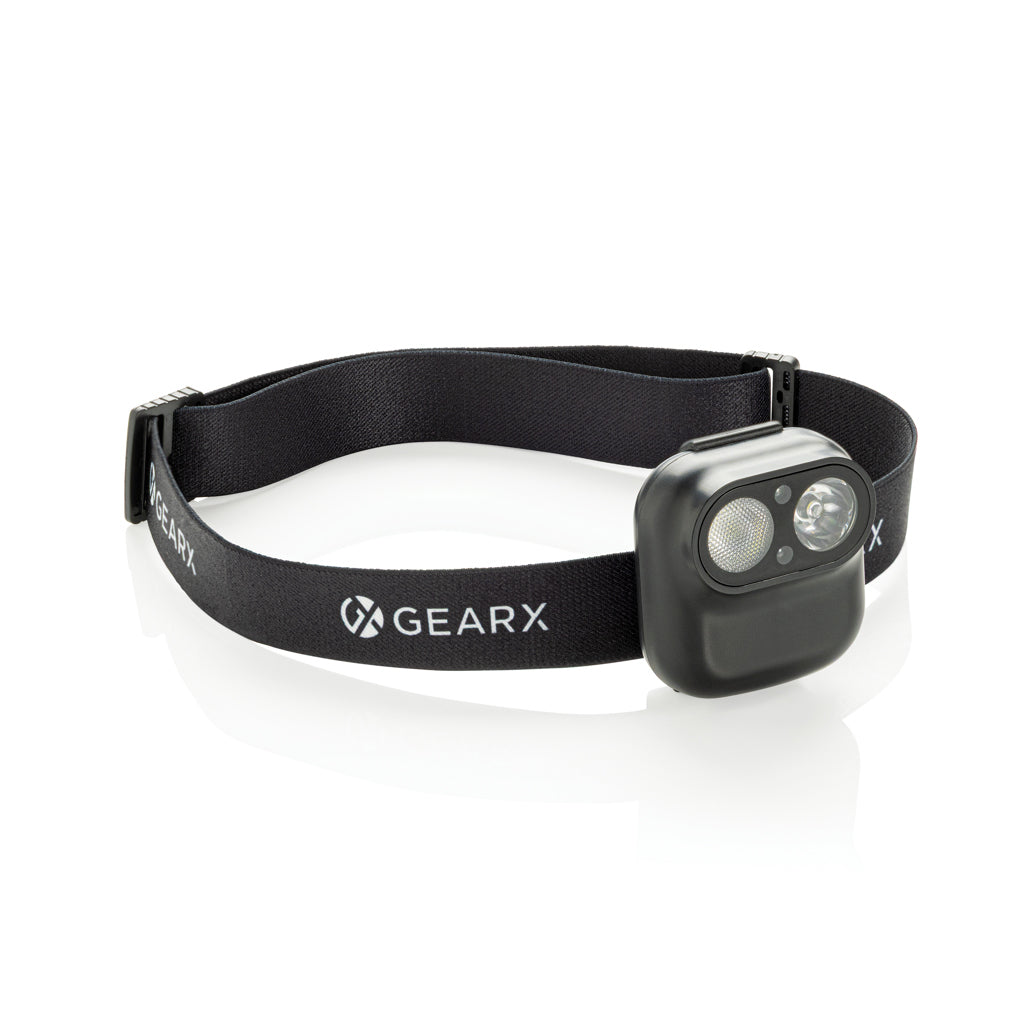 GearX Stirnlampe mit Bewegungssensor aus RCS rec. ABS – Ansicht 1