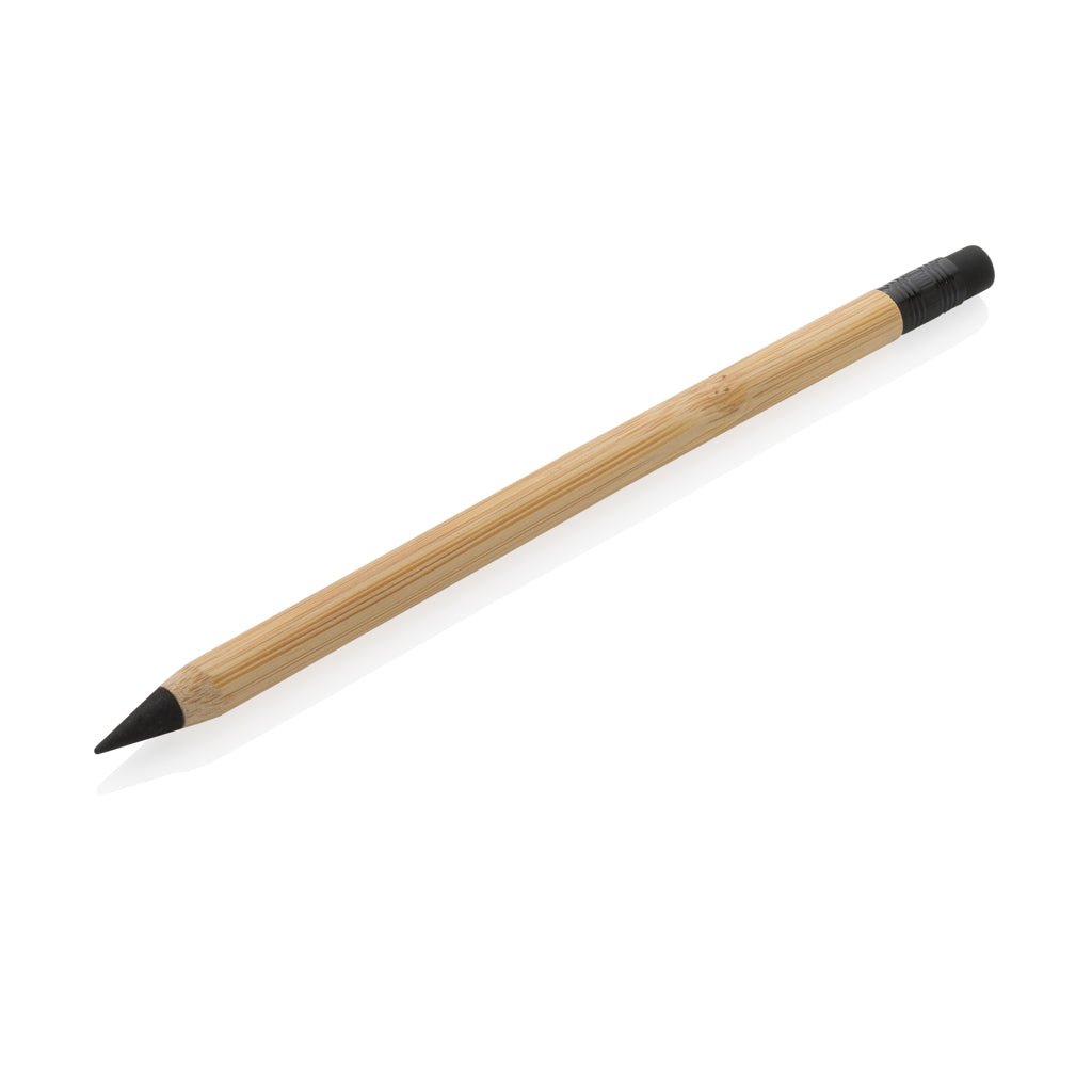 Bambus Infinity-Stift mit Radiergummi – Ansicht 1