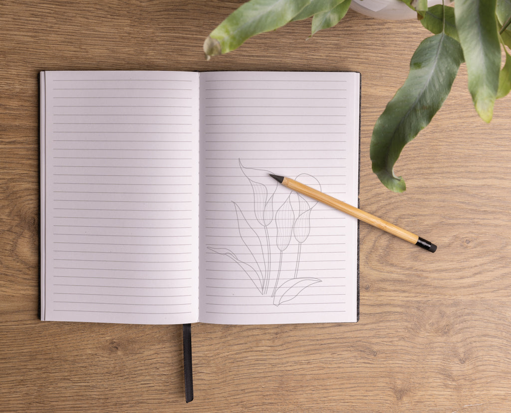 Bambus Infinity-Stift mit Radiergummi – Ansicht 4