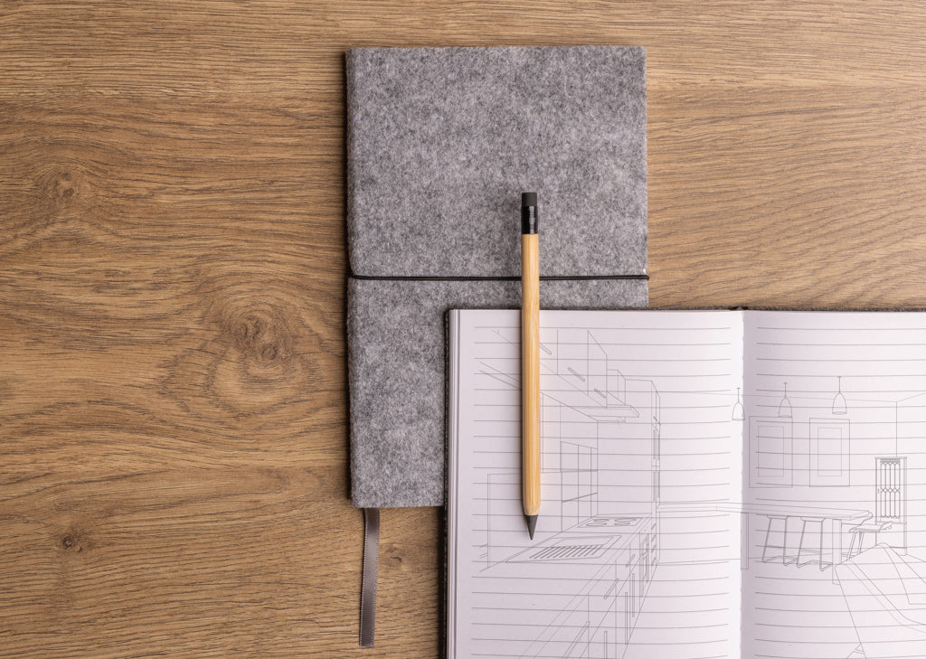 Bambus Infinity-Stift mit Radiergummi – Ansicht 5