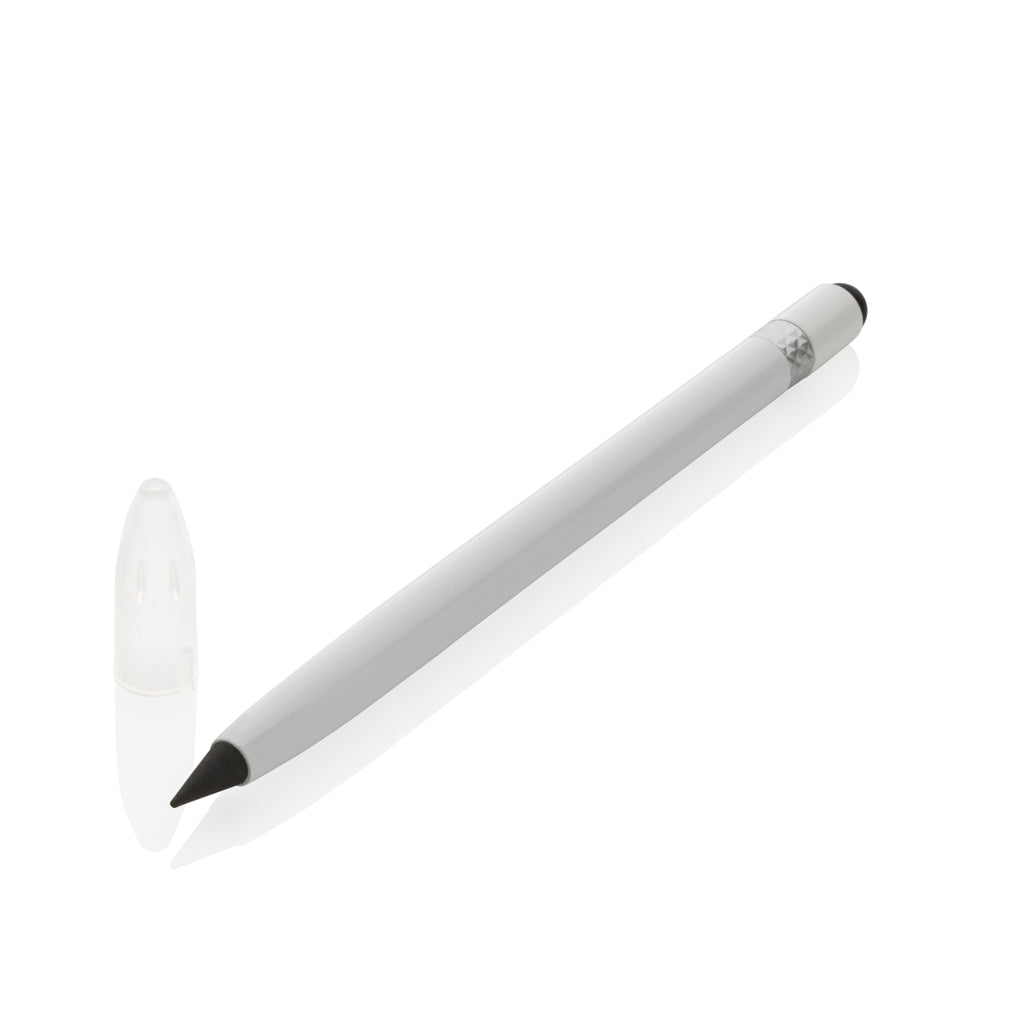 Tintenloser Stift aus Aluminium mit Radiergummi – Ansicht 4