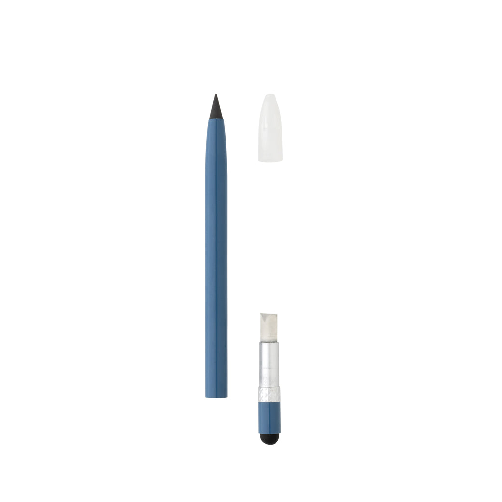 Tintenloser Stift aus Aluminium mit Radiergummi – Ansicht 5