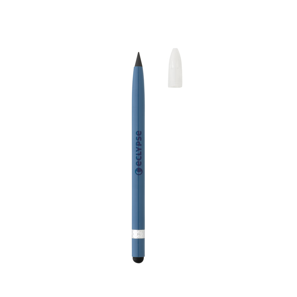 Tintenloser Stift aus Aluminium mit Radiergummi – Ansicht 6