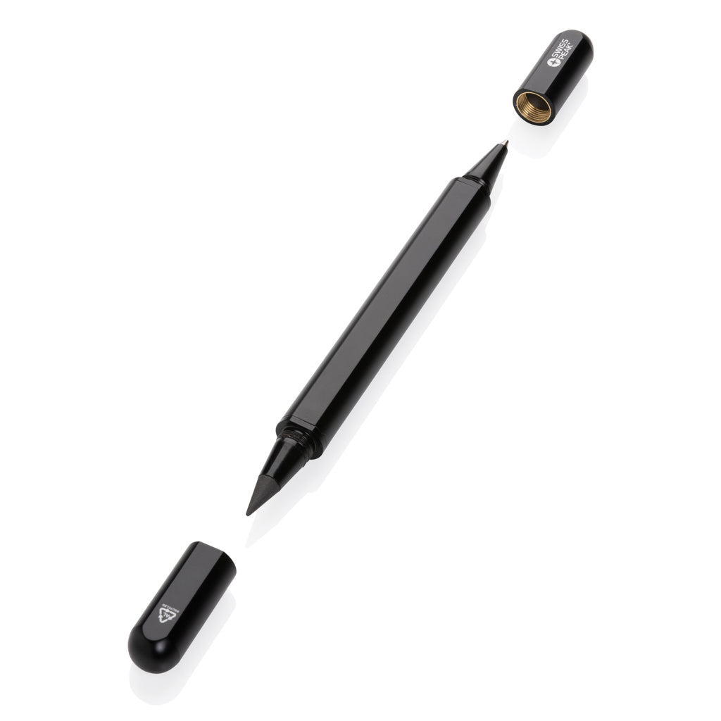 Swiss Peak Storm Dual-Tip-Pen aus RCS recyceltem Aluminum – Ansicht 1